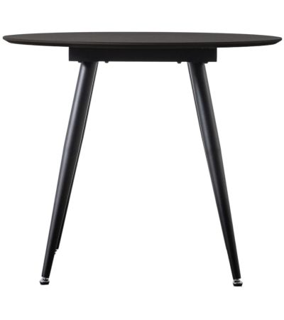 Danbury Black Round Dining Table by Hudson Living | Style Our Home