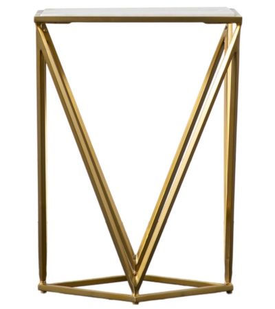 Croxley Gold Side Table by Hudson Living | Style Our Home
