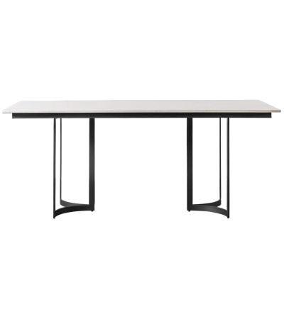 Alvon Black Dining Table by Hudson Living | Style Our Home