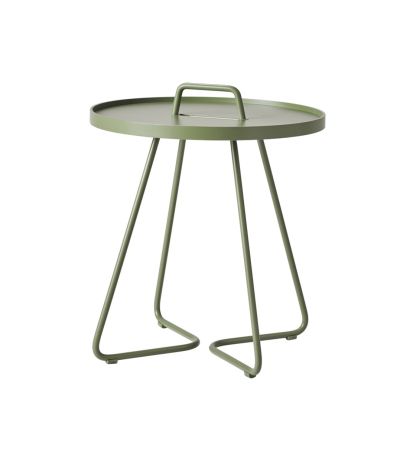 On-The-Move Small Olive Green Side Table