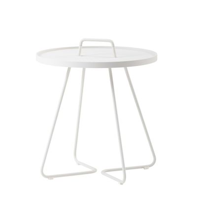 On-The-Move Small White Side Table by Cane-line | Style Our Home