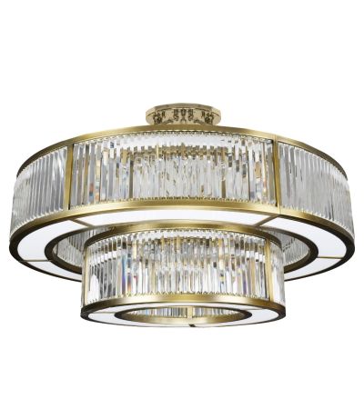 Garnet Antique Brass Finish Chandelier by RV Astley | Style Our Home