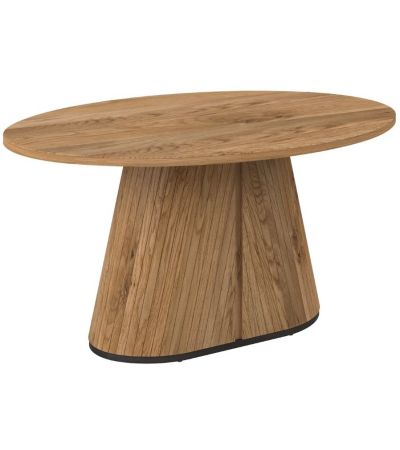 Vega Rustic Oak & Peppercorn 6 Seater Table