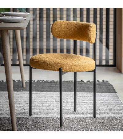 Avelaro Dining Chair Ochre(2pk) by Gallery Living | Style Our Home