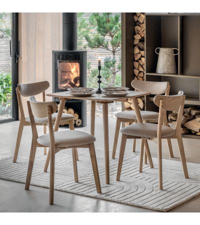 Hatvaro Square Dining Table Natural