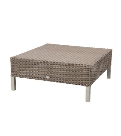 Connect Taupe Footstool by Cane-line | Style Our Home