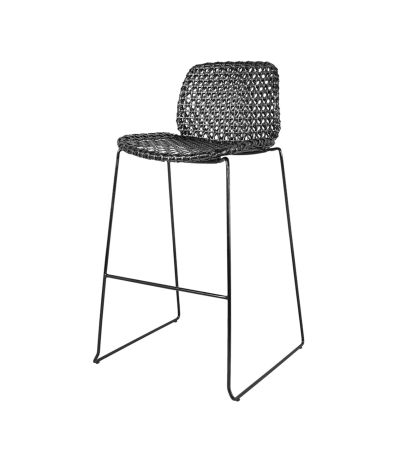 Vibe Graphite Bar Stool by Cane-line | Style Our Home