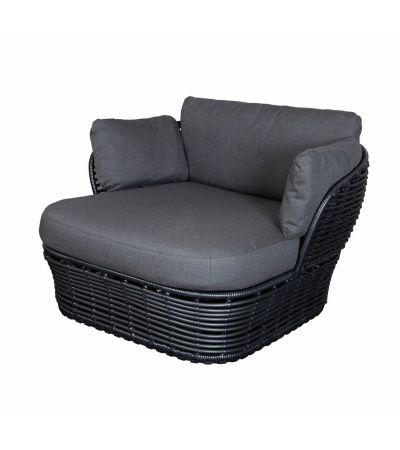 Basket Graphite Lounge Chair by Cane-Line | Style Our Home