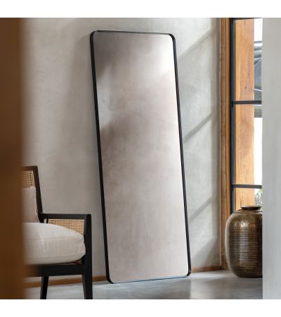 Holano Leaner Mirror Black