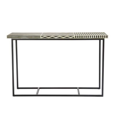 Deja Mango Wood with Bone Inlay Console Table by Prestige Designs | Style Our Home