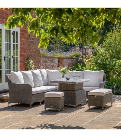 Ascari Corner Dining Set With Rising Table