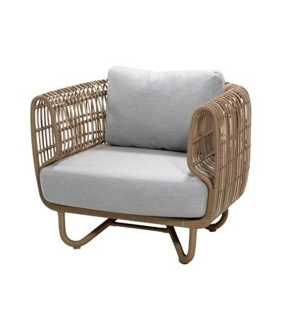 Nest Natural Lounge Chair by Cane-line | Style Our Home