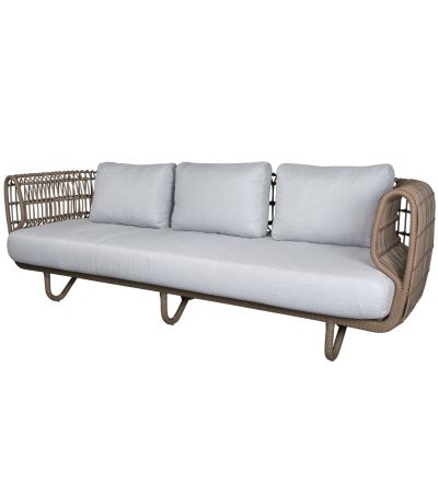 Nest 3-Seater Sofa Natural - Outdoor by Cane-line | Style Our Home