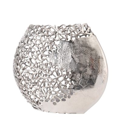 Apo Coral Ellipse Aluminium Vase By Libra | Style Our Home