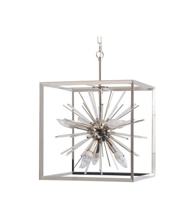 Small Silver Starburst Chandelier By Libra | Style Our Home