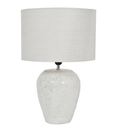 Speckle Terracotta Glazed Table Lamp With Shade  By Libra | Style Our Home