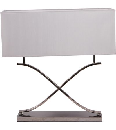 Celeste Table Lamp with Rectangular Shade by Libra Designs | Style Our Home
