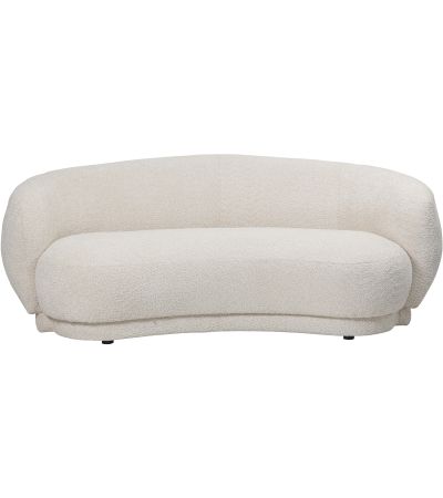 Waverley Seater Curved Mini Sofa Cream by Libra Designs | Style Our Home
