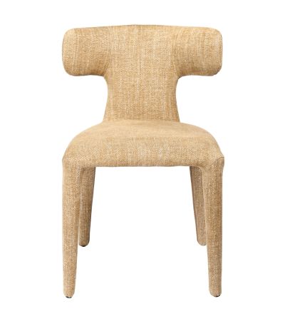 Pair of Milo Upholstered Dining Chairs in Wheat by Ora Designs | Style Our Home