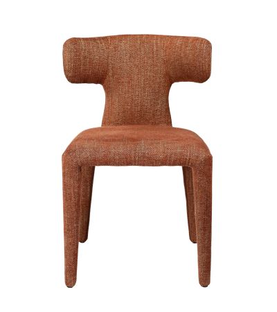 Pair of Milo Upholstered Dining Chairs in Brown by Ora Designs | Style Our Home
