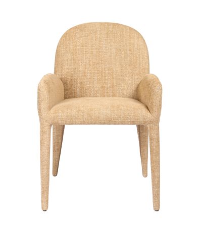 Eska Carver Upholstered Dining Chair Wheat by Ora Designs | Style Our Home