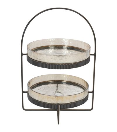 Beresford Glass Two Tier Cake Stand by Ora Designs | Style Our Home