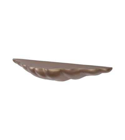 Telbo Antique Brass Aluminium Floating Shelf 120cm by Ora Designs | Style Our Home