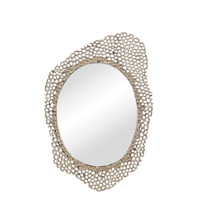 Mielo Cast Aluminium Mirror Large by Ora Designs | Style Our Home