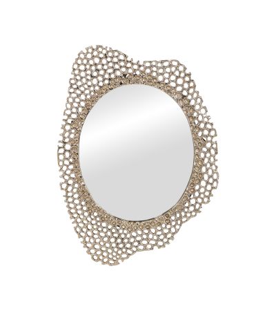 Mielo Cast Aluminium Mirror Medium by Ora Designs | Style Our Home