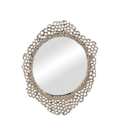 Mielo Cast Aluminium Mirror Small by Ora Designs | Style Our Home