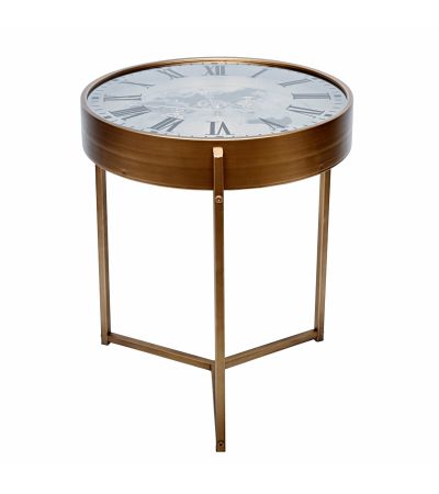 Atlan Moving Cogs Side Table 50cm