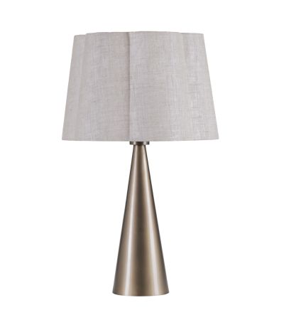 Southbay Smoked Gold Table Lamp with Linen Shade 60cm by Ora Designs | Style Our Home