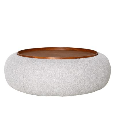 Gensora Ottoman in Oatmeal Large 100cm by Ora Designs | Style Our Home