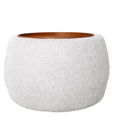 Gensora Ottoman in Oatmeal Small 70cm by Ora Designs | Style Our Home