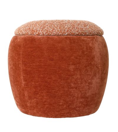 Clemora Storage Stool Terracotta by Ora Designs | Style Our Home