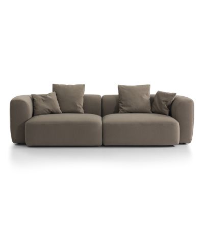 Wicklow Sofa in Soft Truffle Velvet by Ora Designs | Style Our Home