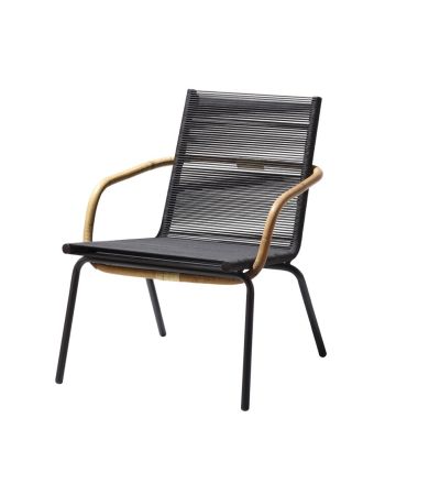 Sidd Brown Lounge Chair by Cane-line | Style Our Home