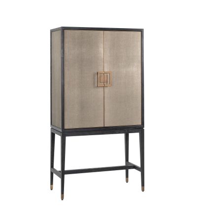 Bloomingville Shagreen 2-Door Bar Cabinet