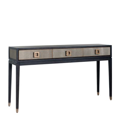 Bloomingville Vegan Shagreen 3-Drawer Console Table - Style Our Home
