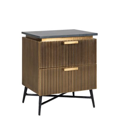 Ironville 2-drawer Bedside Chest - Style Our Home