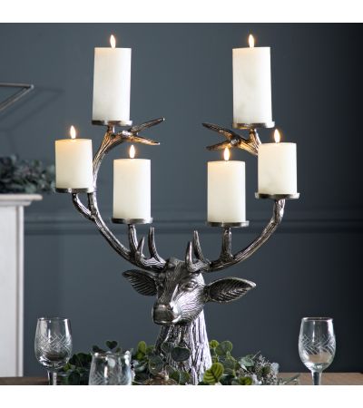 Stagano Candelabra Aluminium