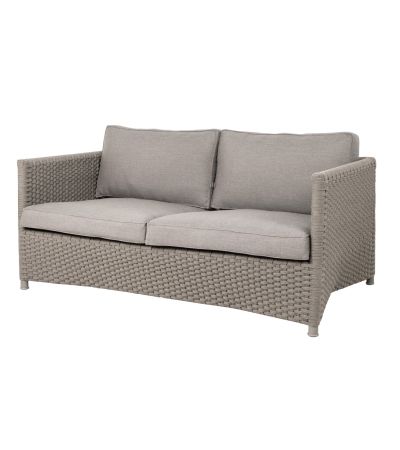 Diamond Taupe Soft Rope 2-Seater Sofa by Cane-line | Style Our Home