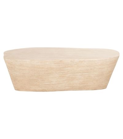 Fictus 125cm Faux Travertine Coffee Table by Richmond Interiors | Style Our Home
