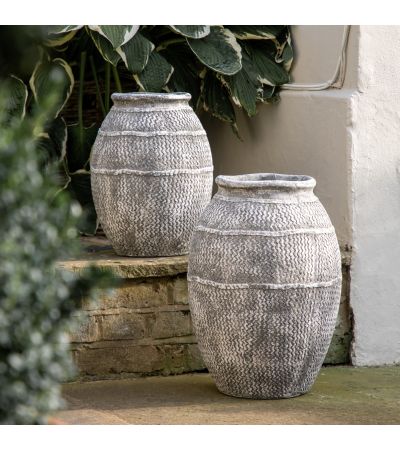 Zantano Vase Large Antique Grey