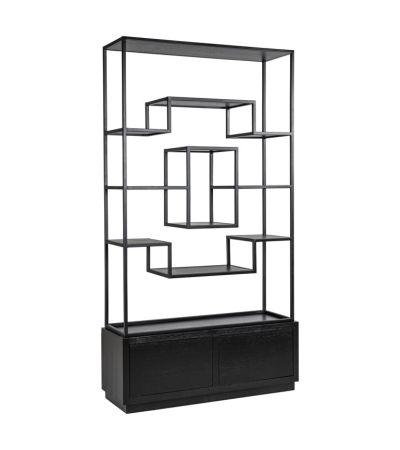 Bonvoy Black 2-Drawers Display Cabinet by Richmond Interiors | Style Our Home