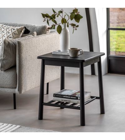 Wycvaro Side Table Black