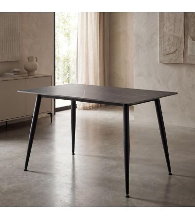 Highgrwick 1.2m Grey Granite Effect Ceramic Dining Table by Shankar | Style Our Home