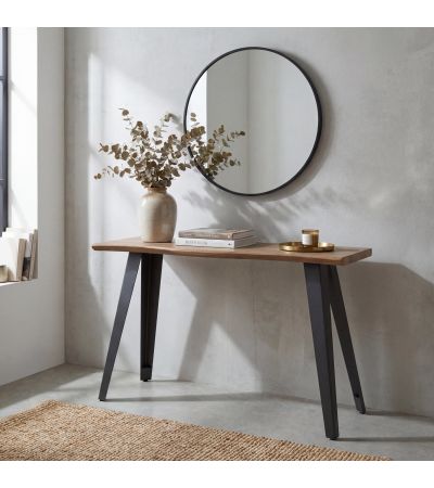 Montrfield Wood Effect Curved Edge Console Table by Shankar | Style Our Home