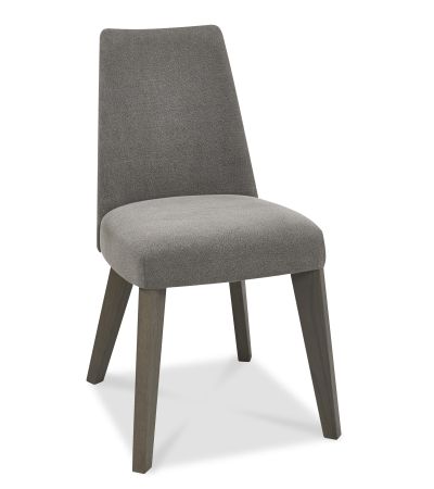 Cadell Aged & Weathered Oak Smoke Grey Dining Chair (a pair) - Style Our Home