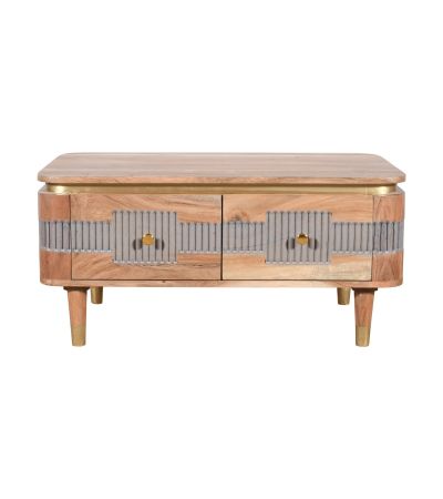 Ashgrove Acacia Wood 2 Drawers Coffee Table